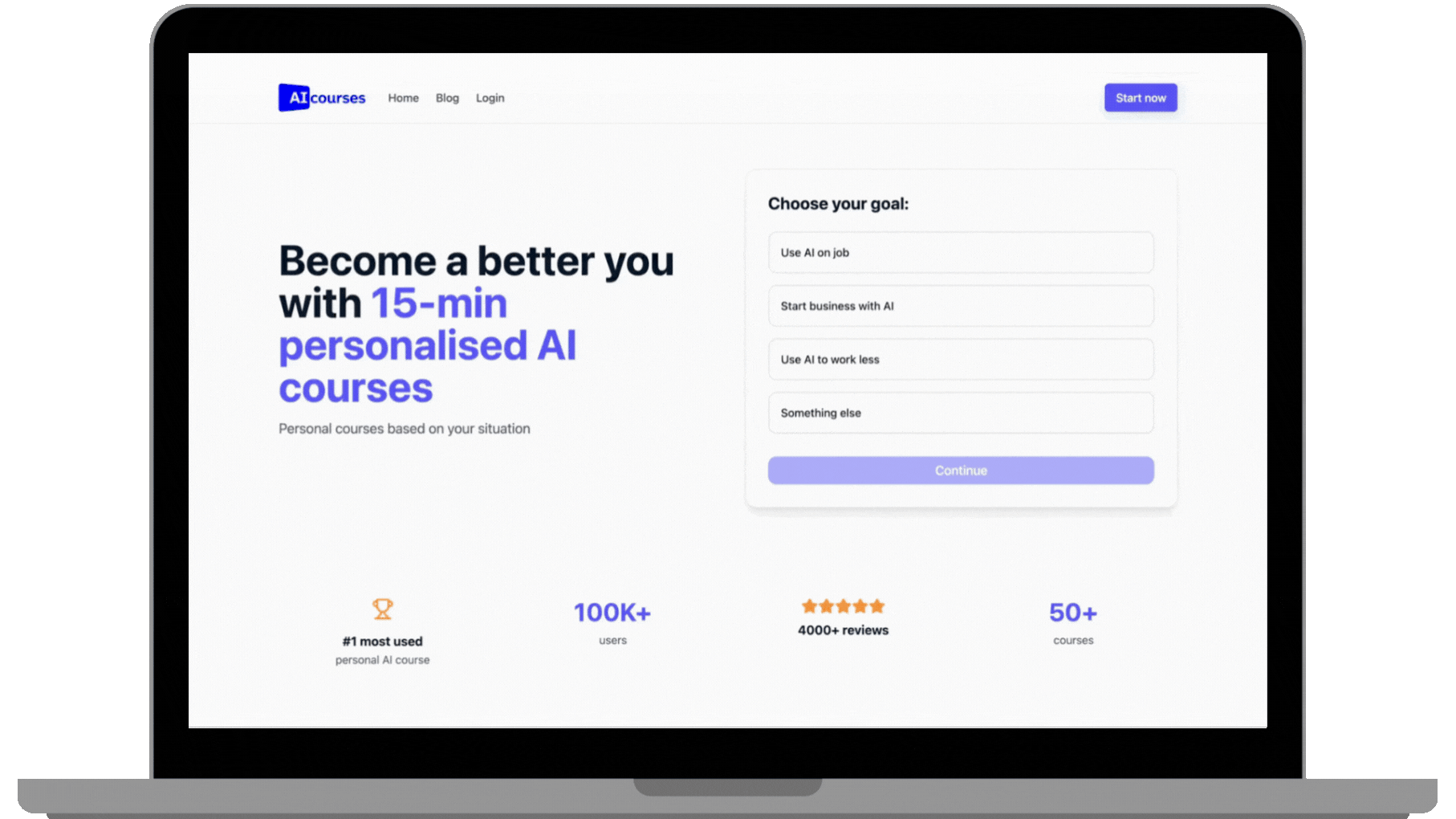 SnatchedAI dashboard op laptop